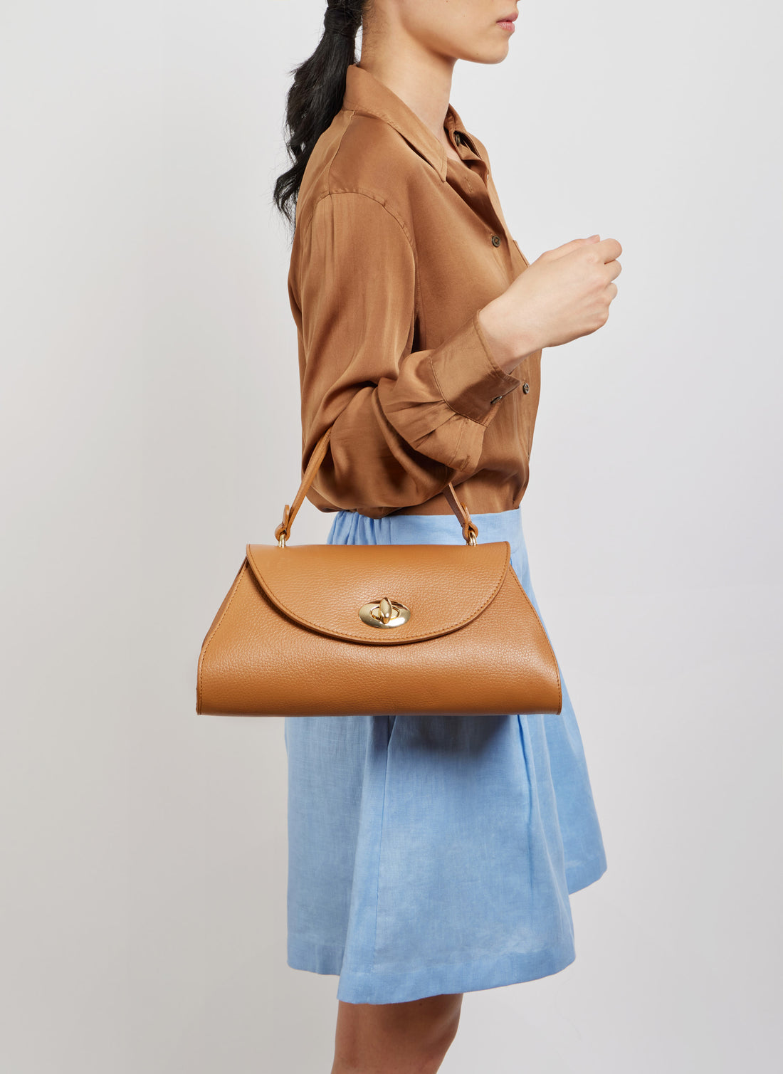 Florence Bag in Togo Leather Tan