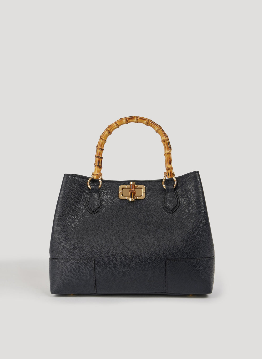 Borsa Bamboo Babe in pelle Dollaro Nera - Voemièn