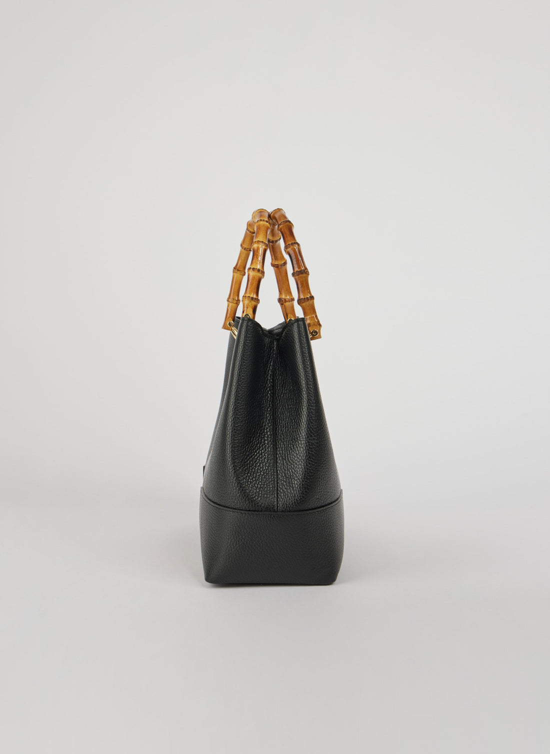 Borsa Bamboo Babe in pelle Dollaro Nera - Voemièn