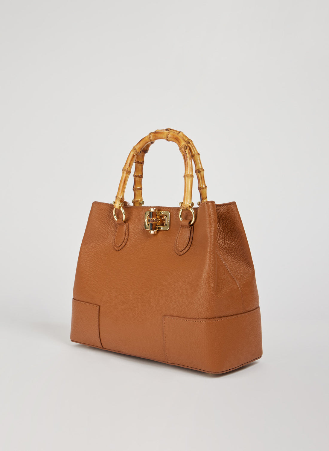 Bamboo Babe Bag in Dollaro Cuoio Leather