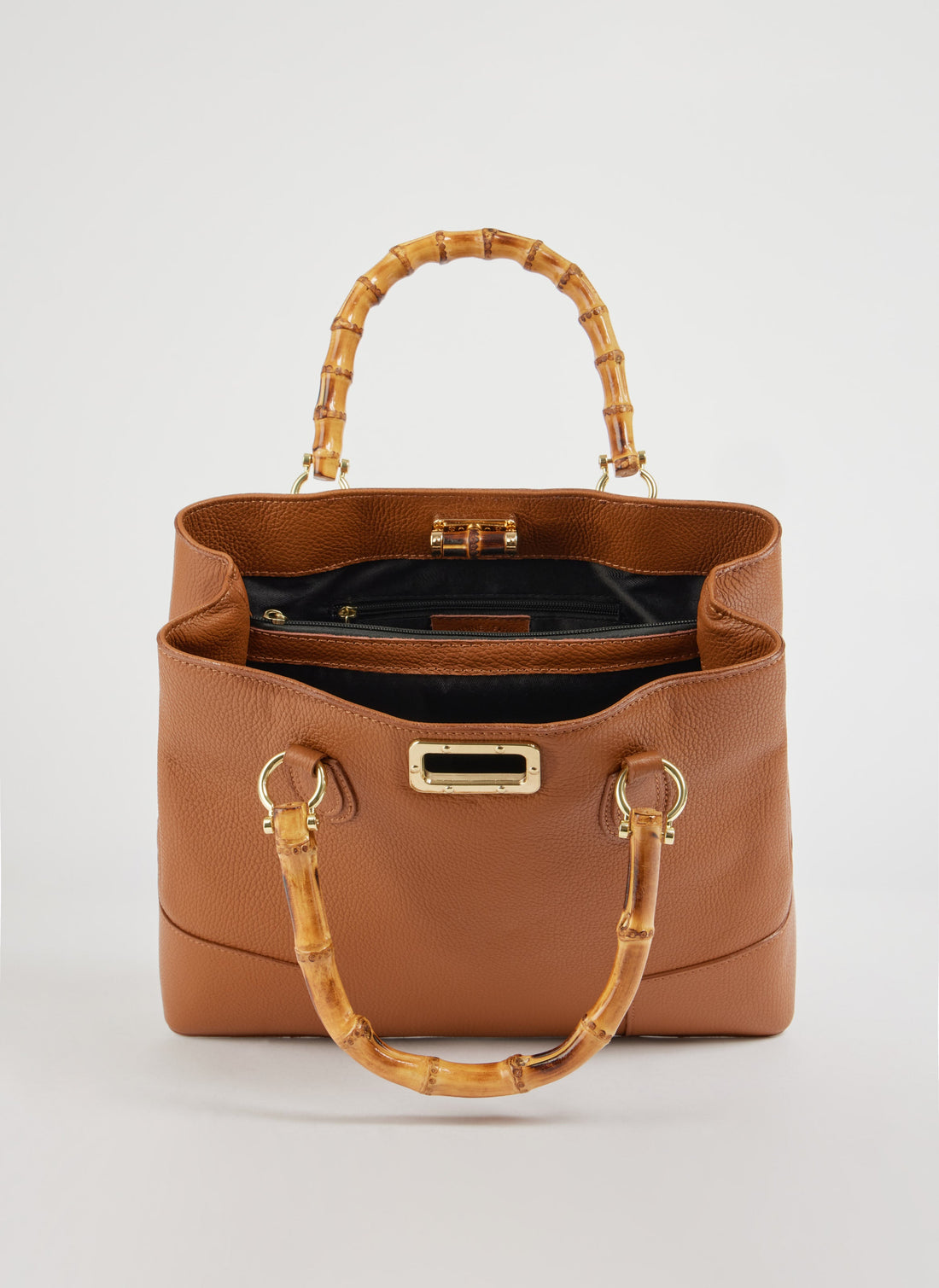 Bamboo Babe Bag in Dollaro Cuoio Leather