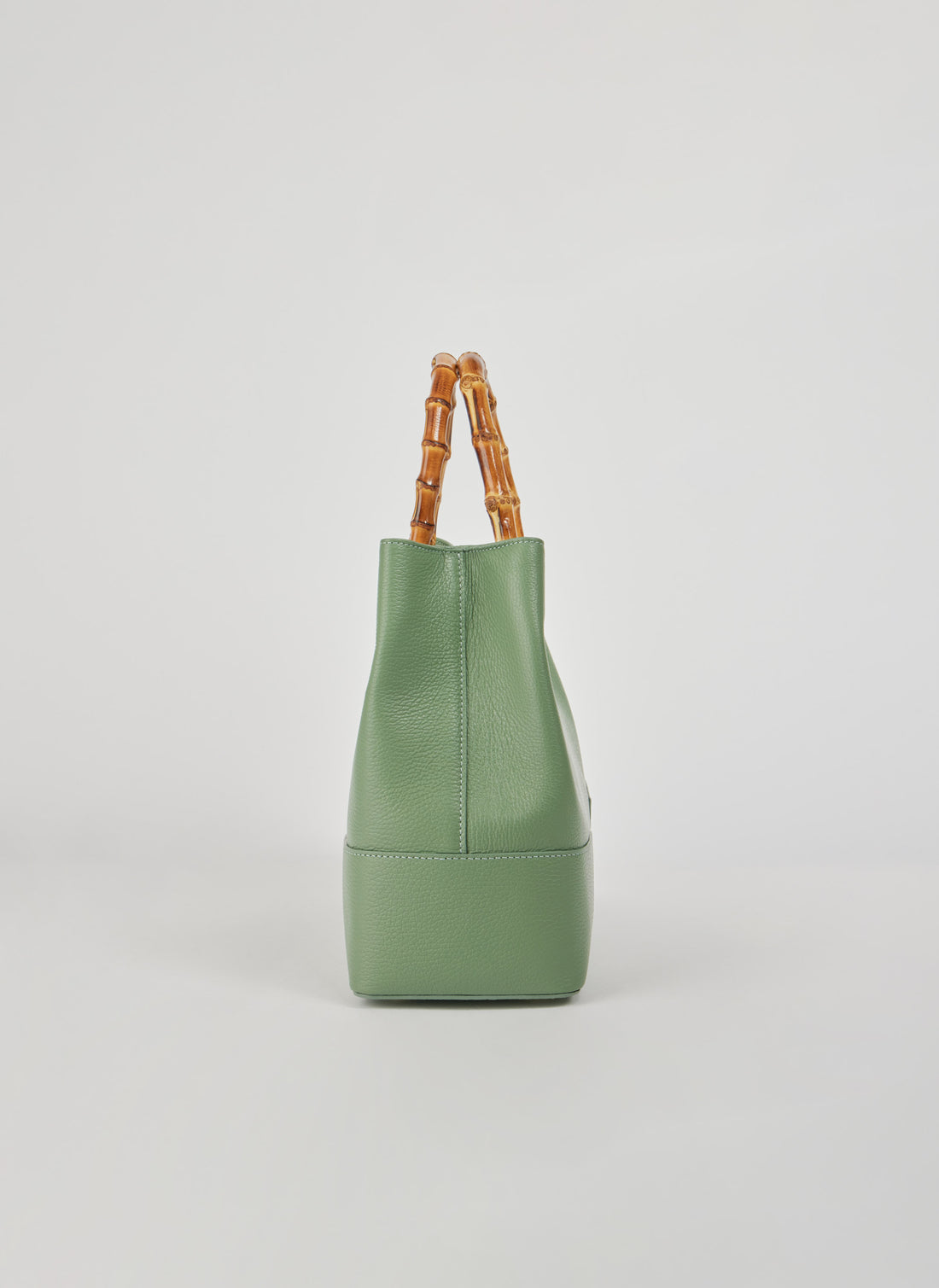Bamboo Babe Bag in Mint Dollar Leather