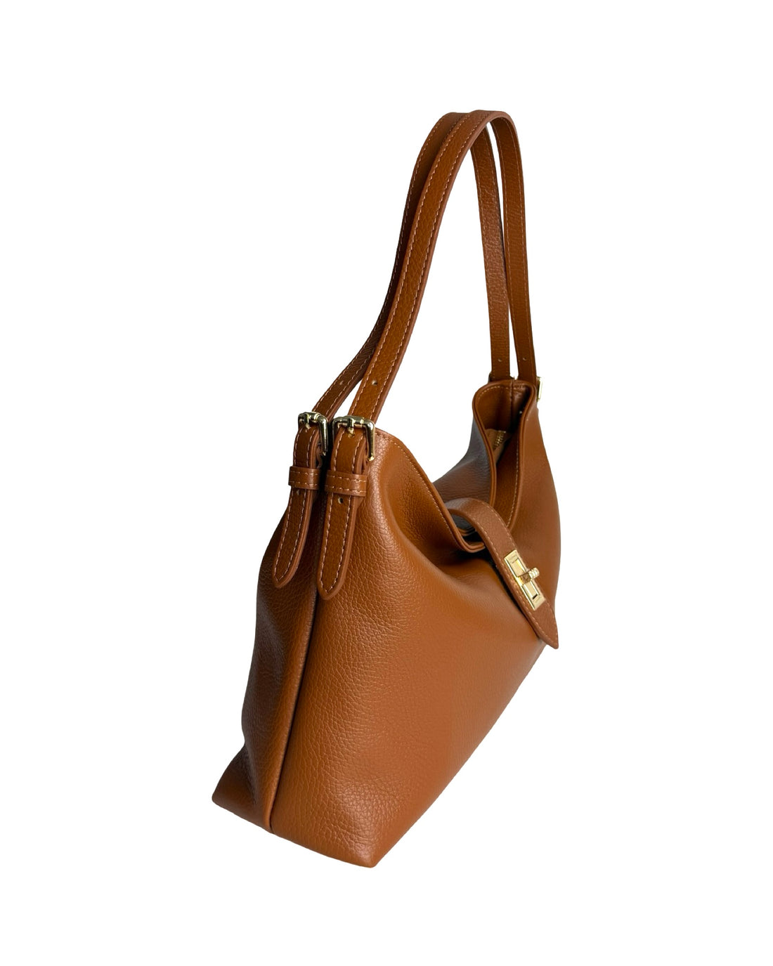 Sibilla Bag in Dollar Leather Cuoio