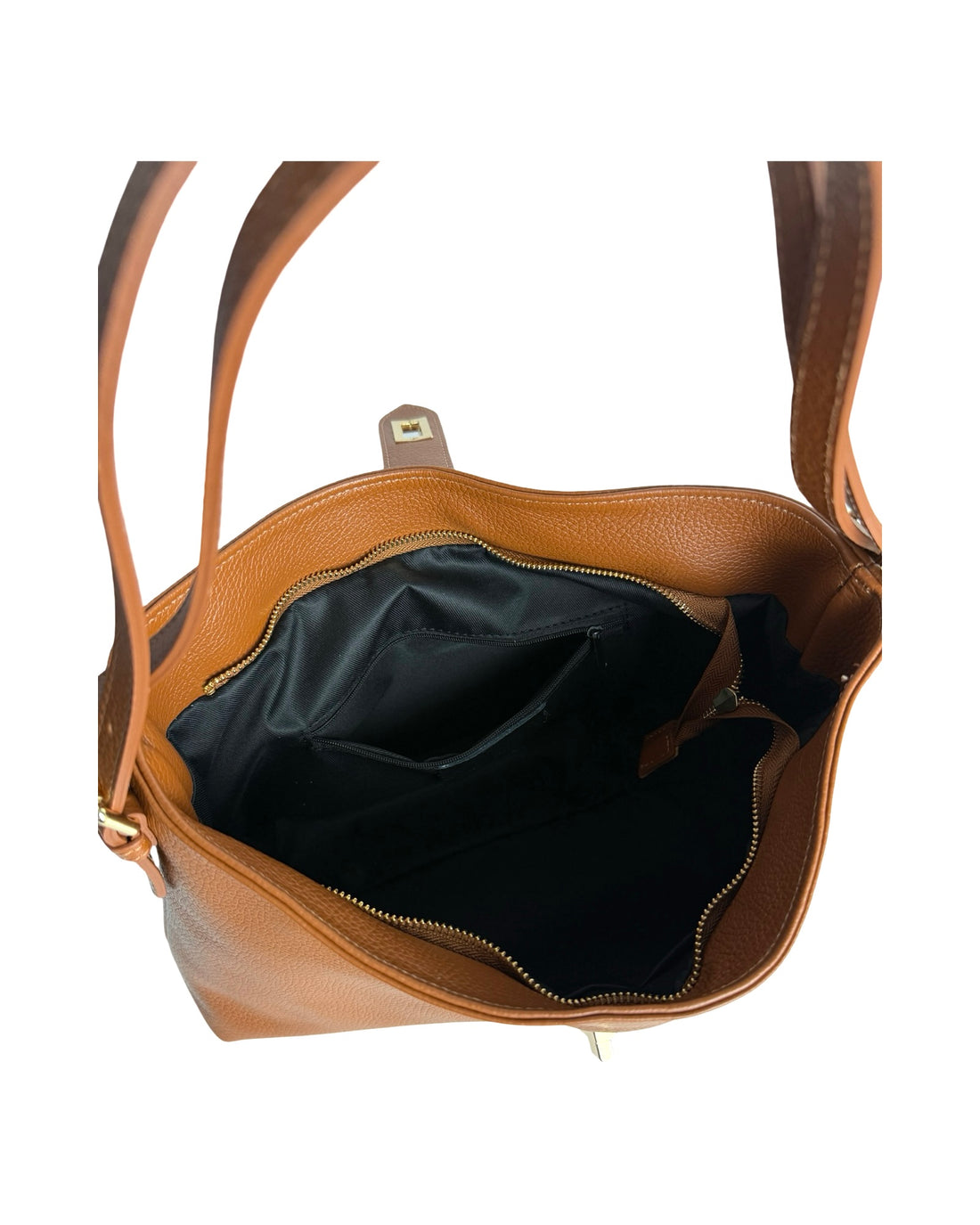 Sibilla Bag in Dollar Leather Cuoio