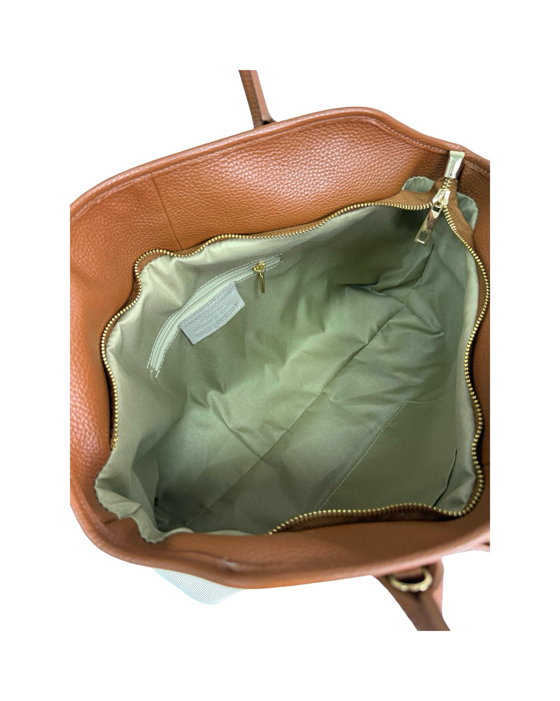 Annelise Bag in Canvas and Dollar Leather Brown