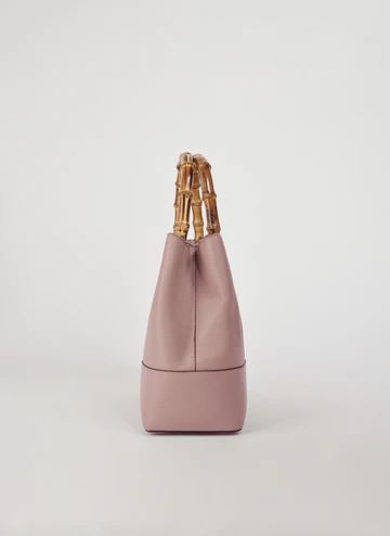 Bamboo Babe Bag in Powder Pink Dollar Leather