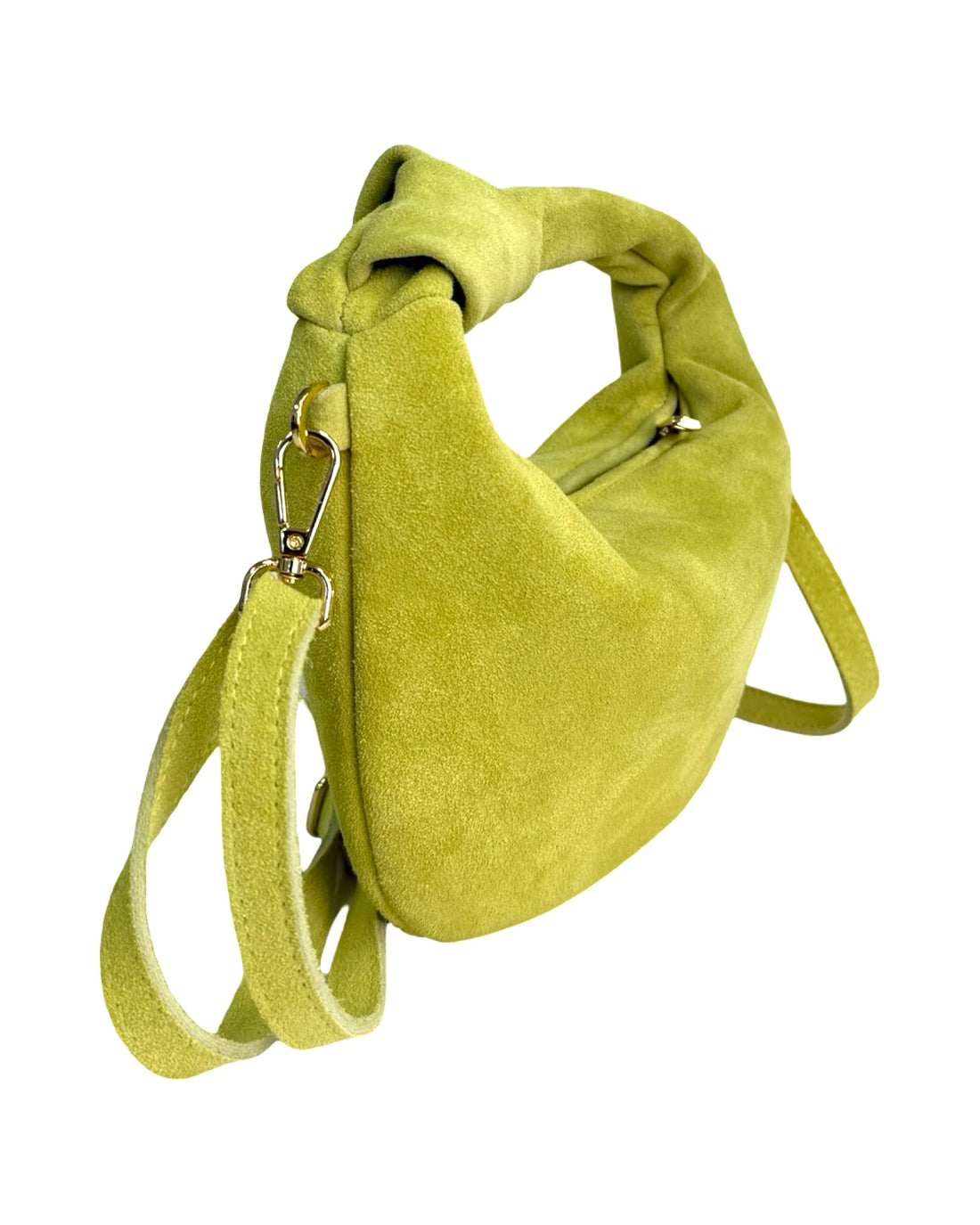 Shally Bag in Suede Lime
