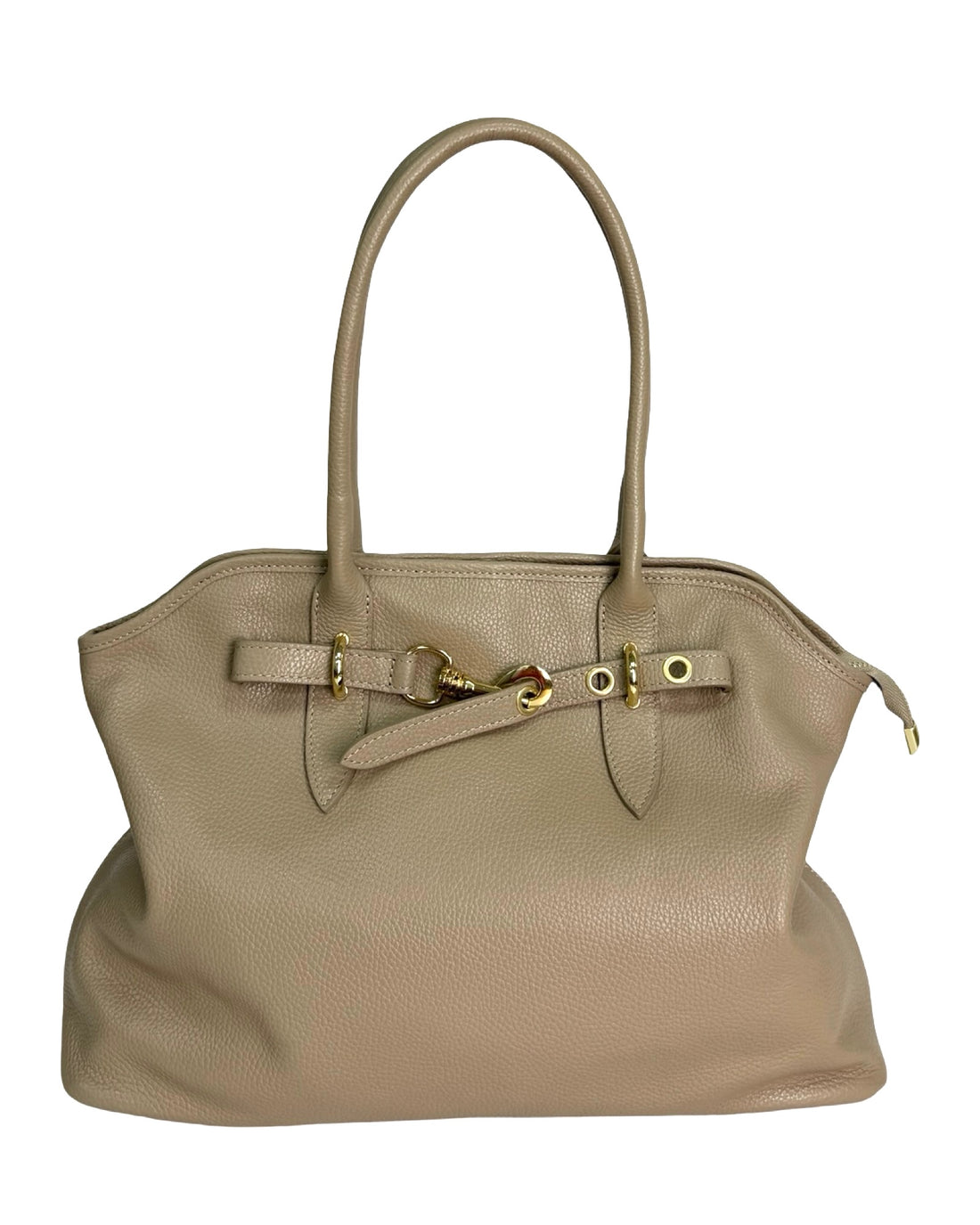 Liri Bag in Dollar Leather Taupe