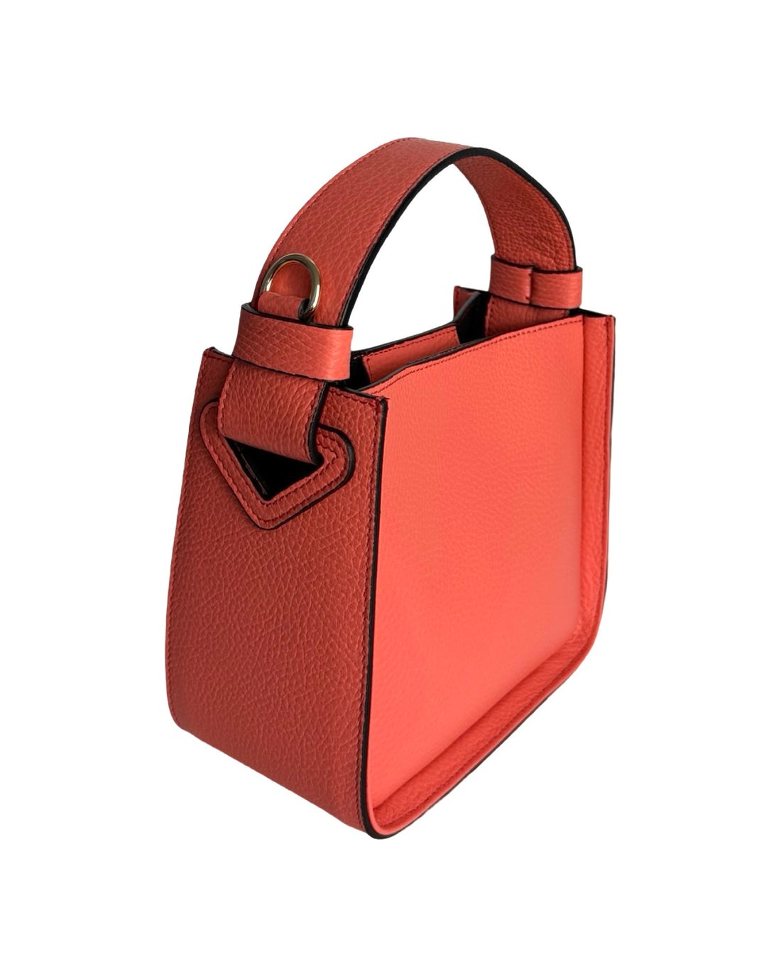 Kendall Bag in Dollaro Leather Salmon