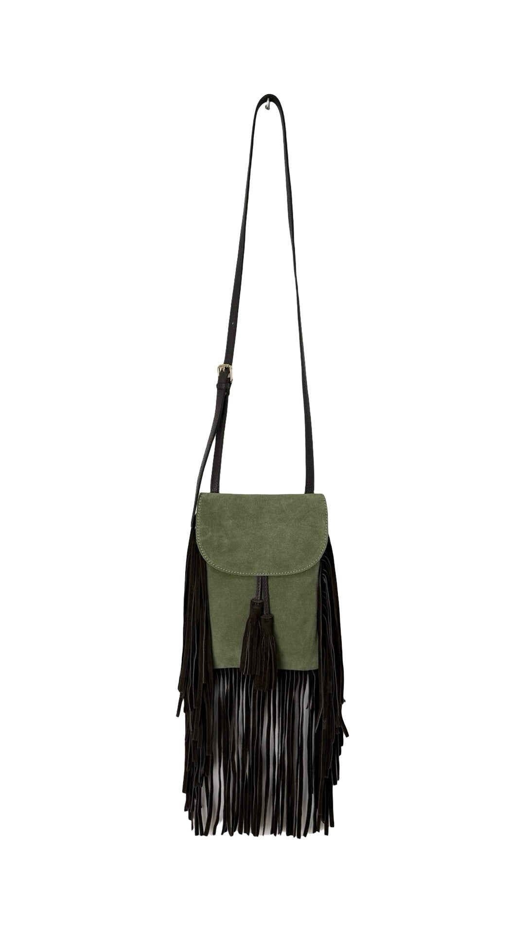 Emion Bag in Suede Leather Mint