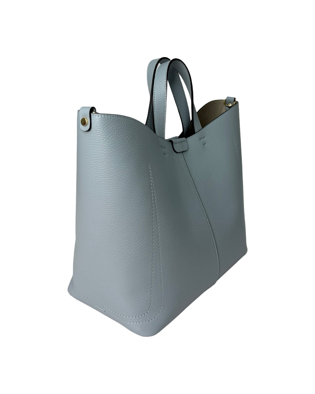 Lunaire Bag in Dollar Leather Sky Blue