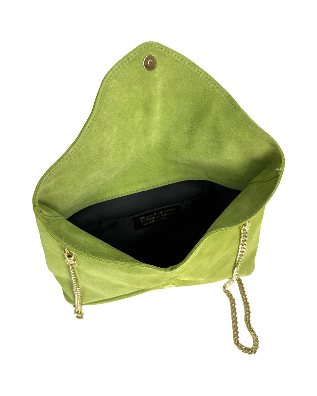 Nina Bag in Suede Apple Green