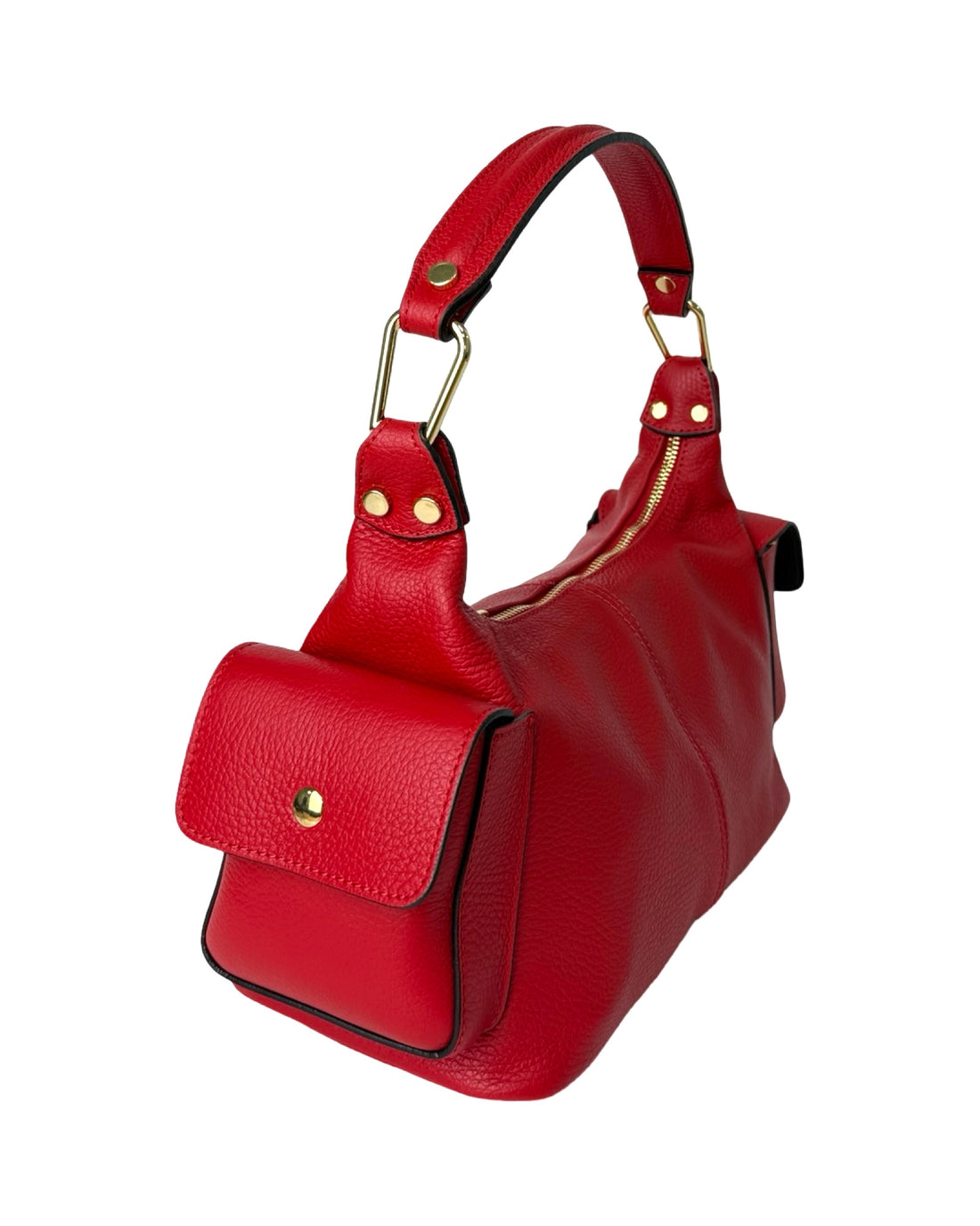 Isadora Bag in Dollar Leather Red