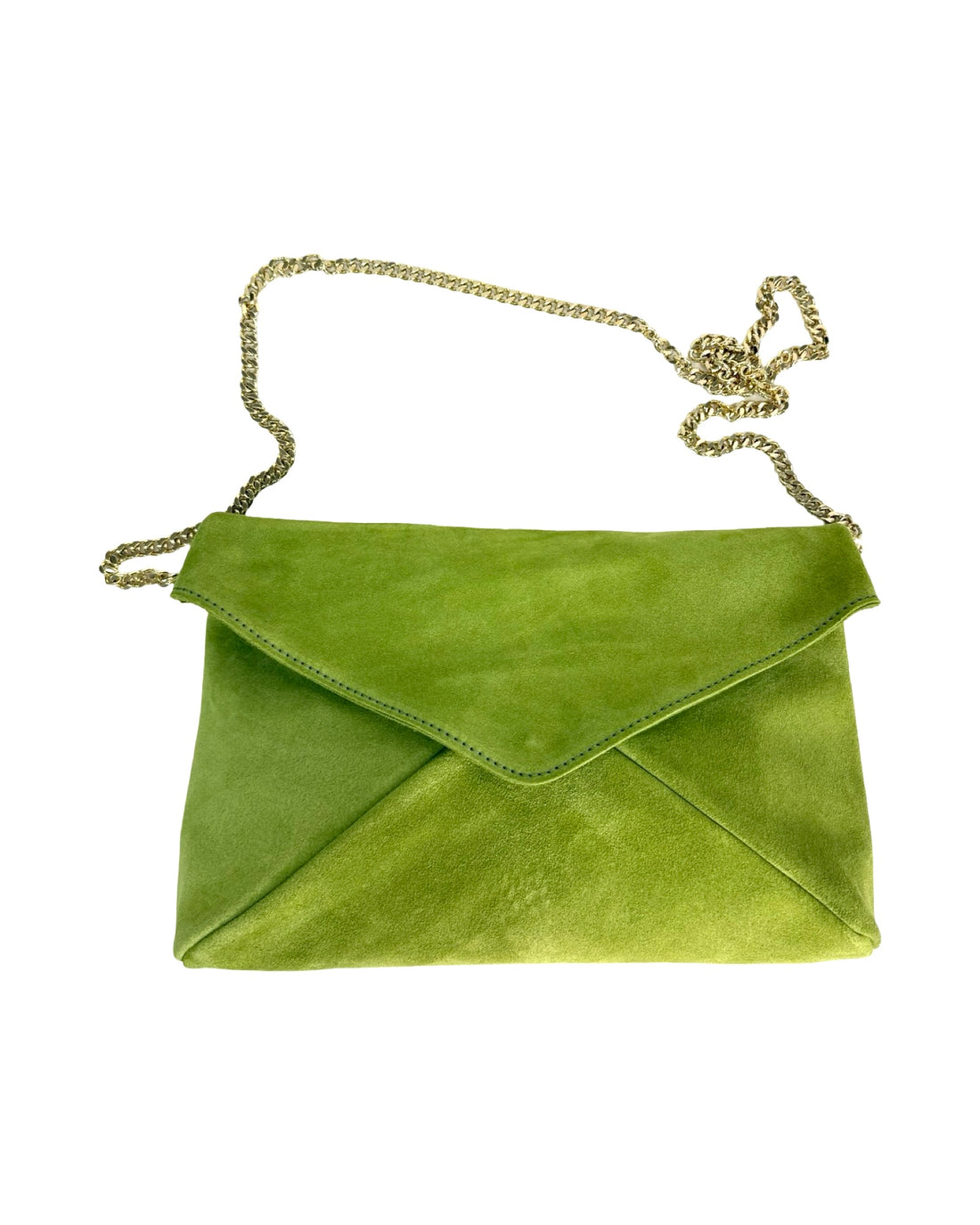 Nina Bag in Suede Apple Green
