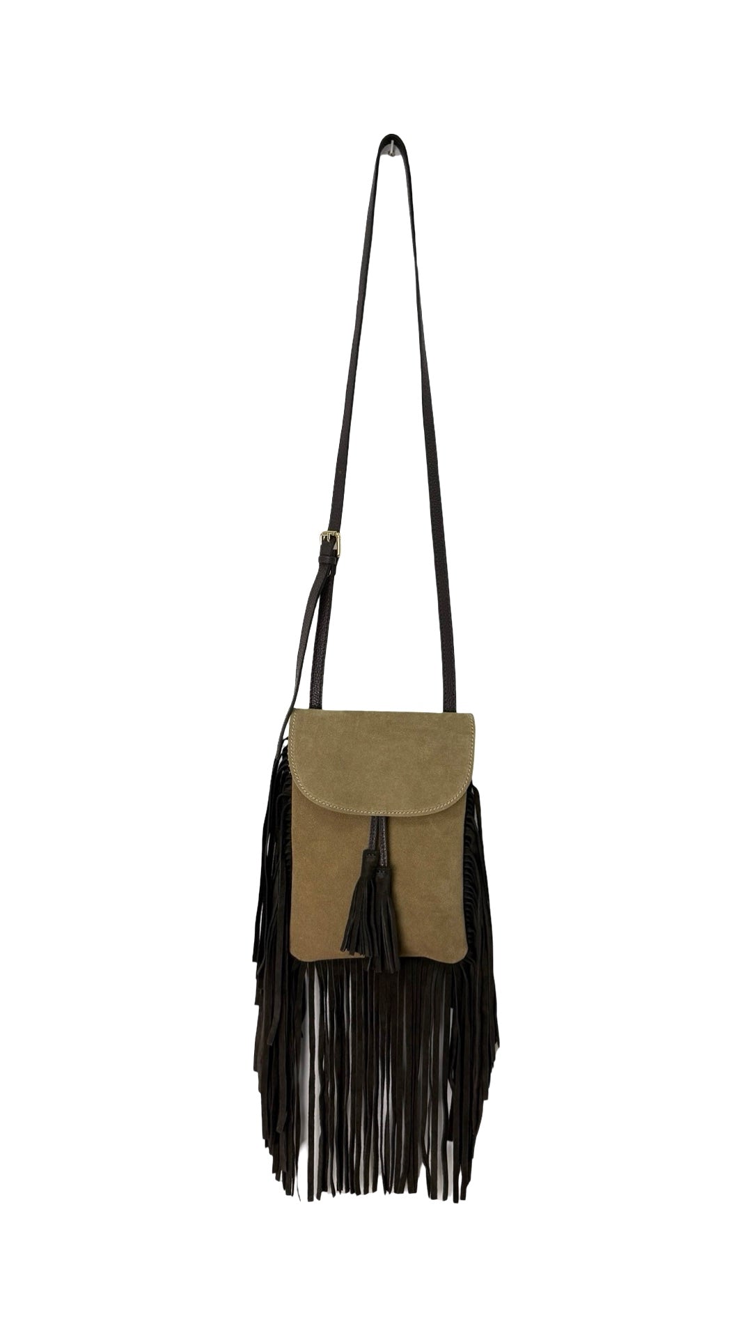 Emion Bag in Suede Leather Taupe