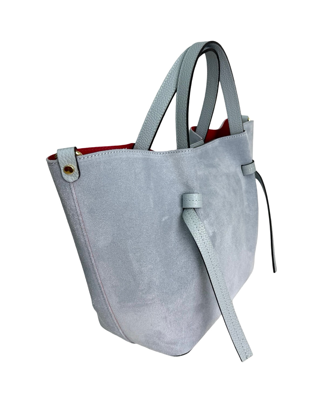 Liora Bag in Suede Sky Blue